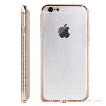 Cameo Aluminum Bumper for iPhone 6-Damascus, Arc-shaped Design, Rubber Paint 360°